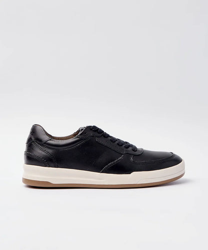 Sneaker Amsterdam Leather Schwarz